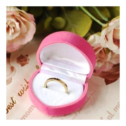 Šperkovnica v tvare srdca ružová